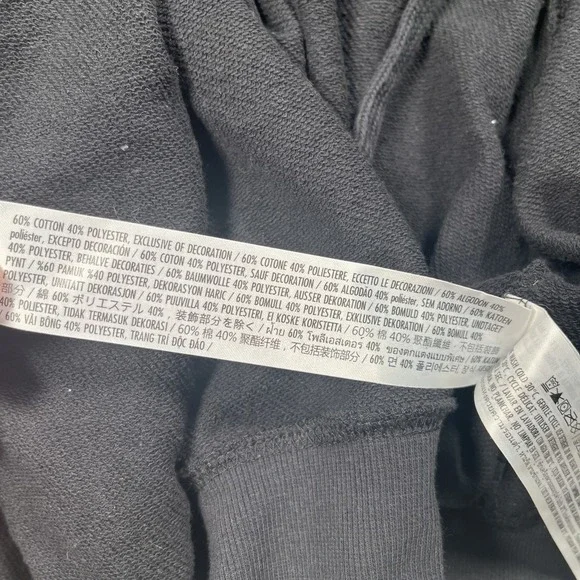 Disney Women Small Sweatshirt Black Hoodie Logo Sleeping Beauty Castle Full Zip - Picture 6 of 10